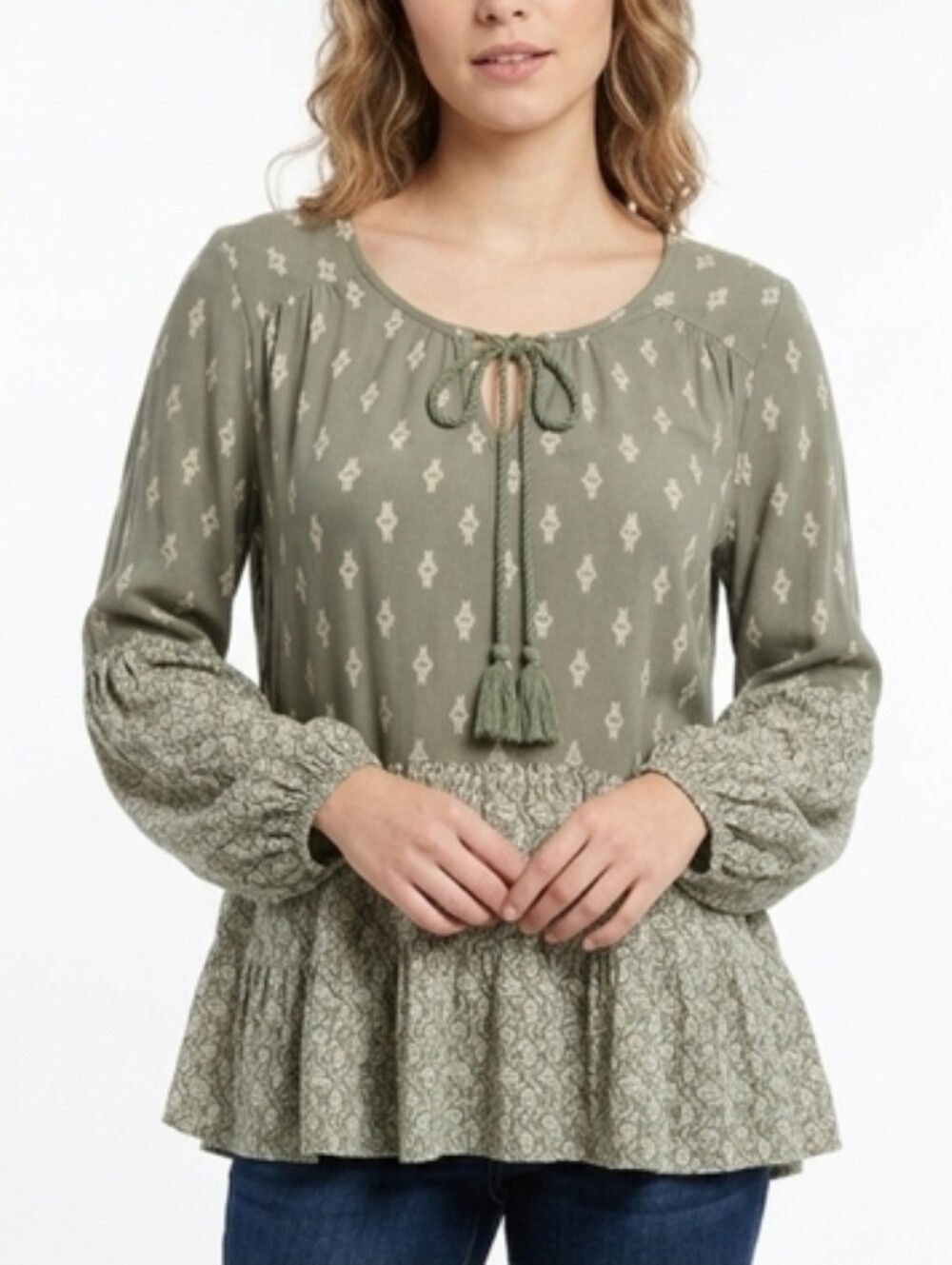 Mudd Peplum Top Size M